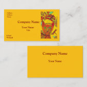 Golden Cat Business Cards Visitenkarte (Vorne/Hinten)