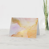 Golden Celestial Dankeschön Karte (Rückseite)