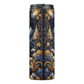 Golden Celestial Nativity Night Scene Thermosbecher (Rückseite)