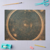 Golden Celestial Star Map (2) Seidenpapier (Basteln)