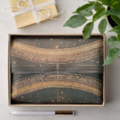 Golden Celestial Star Map (2) Seidenpapier (Geschenk)