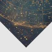 Golden Celestial Star Map (4) Seidenpapier (Detail)