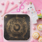Golden Celestial Star Map (5) Pappteller (Party)