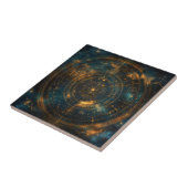 Golden Celestial Star Map Fliese (Seite)