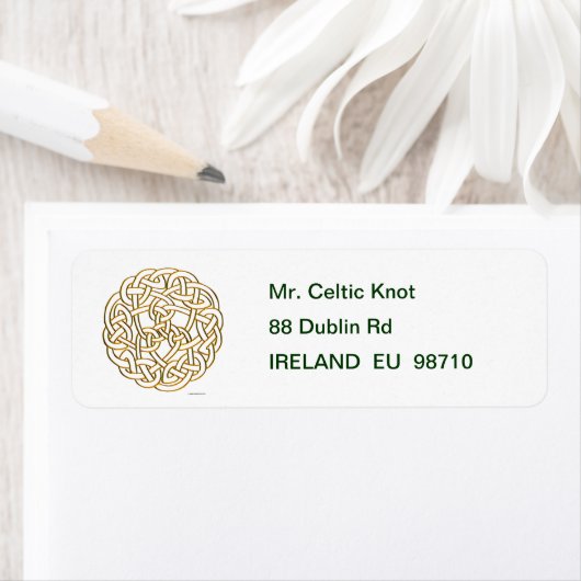 Golden Celtic Knot (Insitu)