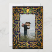 Golden Celtic Knot Dankeskarte (Vorderseite)