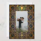 Golden Celtic Knot Einladung (Vorderseite)