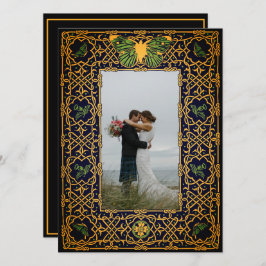 Golden Celtic Knot Einladung