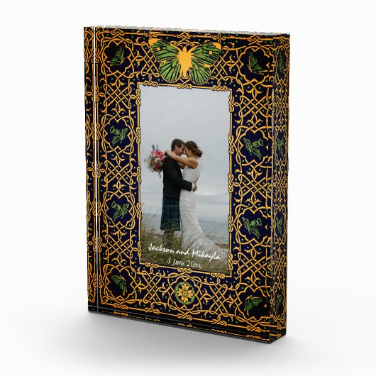 Golden Celtic Knot Frame Fotoblock (Rechts)