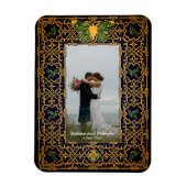 Golden Celtic Knot Frame Magnet (Vertikal)