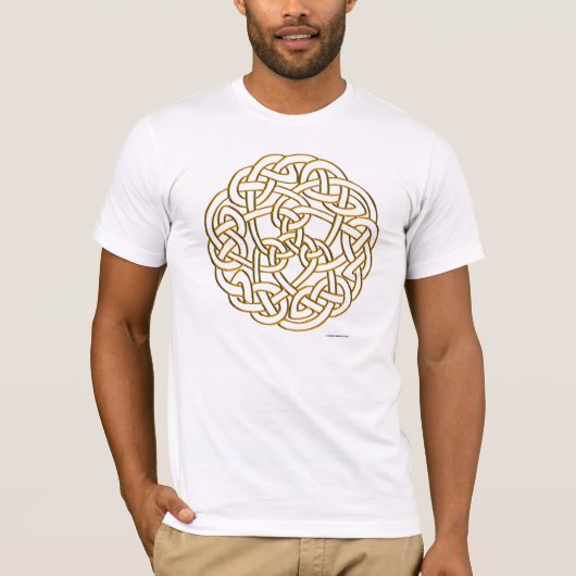 Golden Celtic Knot T-Shirt (Vorderseite)