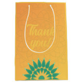 Golden Chakra BG Danke, dass Sie zurückkommen Mittlere Geschenktüte (Vorderseite)