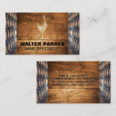 Golden Chalice | Weinbarrels Visitenkarte (Vorne/Hinten)