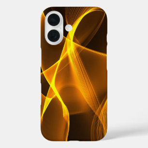 Golden Charm Abstrakt Gold Emblem iPhone 16 Hülle