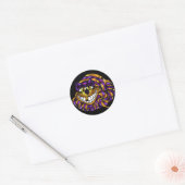 Golden Cheshire Cat Sticker (Umschlag)