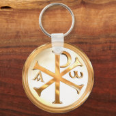 Golden Chi-Rho Schlüsselanhänger (Vorderseite)