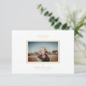 Golden Chic Anspruchsvolles Minimalistisches Foto (Stehend Vorderseite)