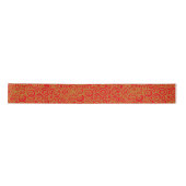 Golden Chinese Auspicious Clouds Pattern on Red Satinband (Vorderseite)
