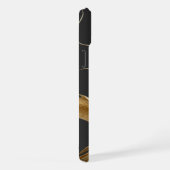 Golden Chinese Dragon Art | Mythical Creature Fant iPhone Hülle (Rechte Seite)