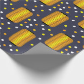 Golden Chinese Lanterns Geschenkpapier (Ecke)