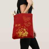 Golden Chinese Paper-cut Rat Year 2020 AOTB Tasche (Von Nahem)
