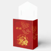 Golden Chinese Paper-cut Rat Year 2020 TFB Geschenkschachtel (Geöffnet)
