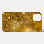 Golden Christmas Baubles Case-Mate iPhone Hülle (Rückseite (Horizontal))