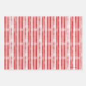 Golden Christmas Beach Day Pink Gift Wrap Set 3 Geschenkpapier Set (Vorderseite 3)