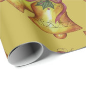 Golden Christmas Bells Geschenkpapier (Rolleneckpunkt)