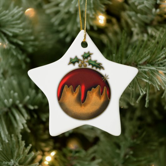 Golden Christmas Pudding Ornament (Baum)