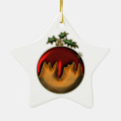Golden Christmas Pudding Ornament (Hinten)
