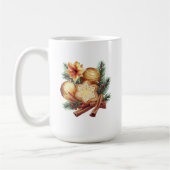 Golden Christmas Star with Cinnamon Kaffeetasse (Links)