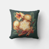 Golden Christmas Star with Cinnamon Kissen (Vorderseite)