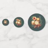 Golden Christmas Star with Cinnamon Konfetti (Vorderseiten)