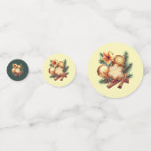 Golden Christmas Star with Cinnamon Konfetti (Rückseiten)