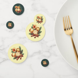 Golden Christmas Star with Cinnamon Konfetti