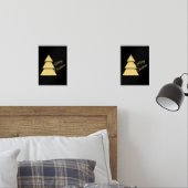 Golden Christmas Tree Bilderwand Sets (Schlafzimmer)