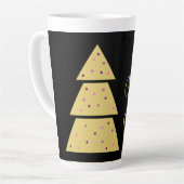 Golden Christmas Tree Latte Mug Milchtasse (Linke Ecke)