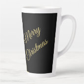 Golden Christmas Tree Latte Mug Milchtasse (Rechts)