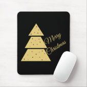Golden Christmas Tree Mousepad (Mit Mouse)