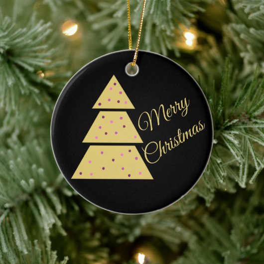 Golden Christmas Tree Ornament (Baum)