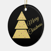 Golden Christmas Tree Ornament (Links)