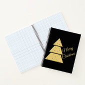 Golden Christmas Tree Spiral Notebook Notizblock (Innenseite)