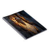 Golden Cicada Glow Notebook Notizblock (Rechte Seite)