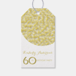 Golden Circle 60. Geburtstagsparty Geschenktag Geschenkanhänger