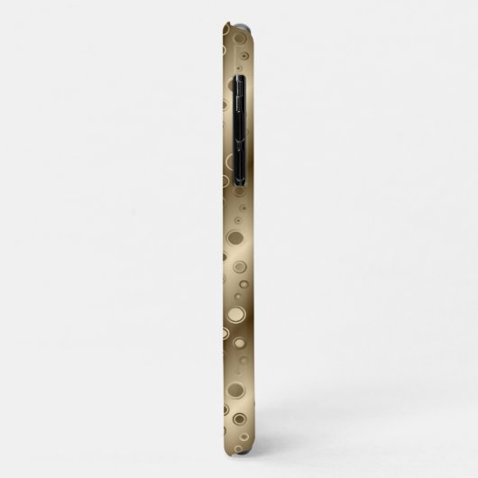 Golden Circle Champagne Bling Handy Gehäuse Case-Mate iPhone Hülle (Hinten/Links)