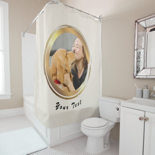 Golden Circle Lounge Moderne Vorhänge (Beispiel)