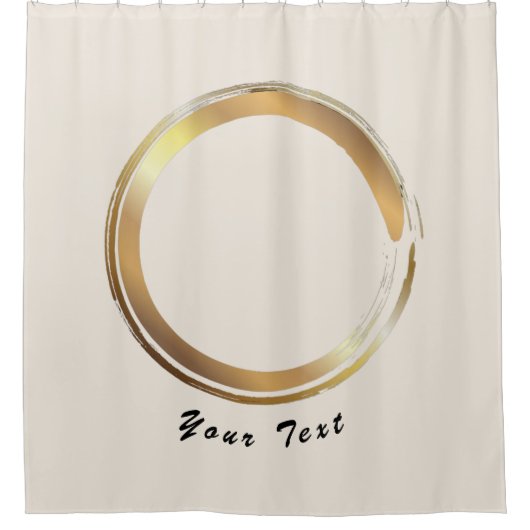 Golden Circle Lounge Moderne Vorhänge (Vorderseite)