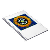 Golden Circle Orange Notizblock (Rechte Seite)
