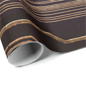 Golden circuit board. Electronic computer hardware Geschenkpapier (Rolleneckpunkt)